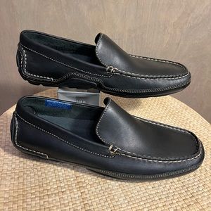 Rockport Black Leather Driving Mocs Men’s Size 9